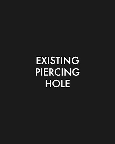 Existing Piercing Hole